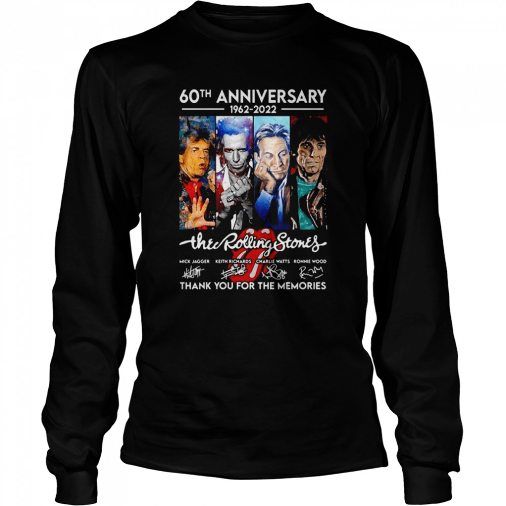 Band The Stones Legend Art 60Th Anniversary The Rolling Stones Shirt Long Sleeved T-Shirt