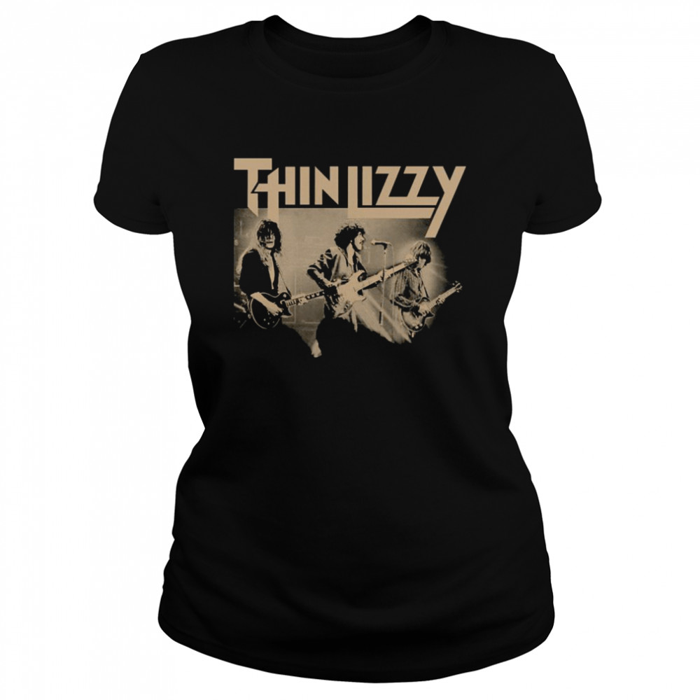 Black Rose A Rock Legend Thin Lizzy Shirt Classic Women'S T-Shirt
