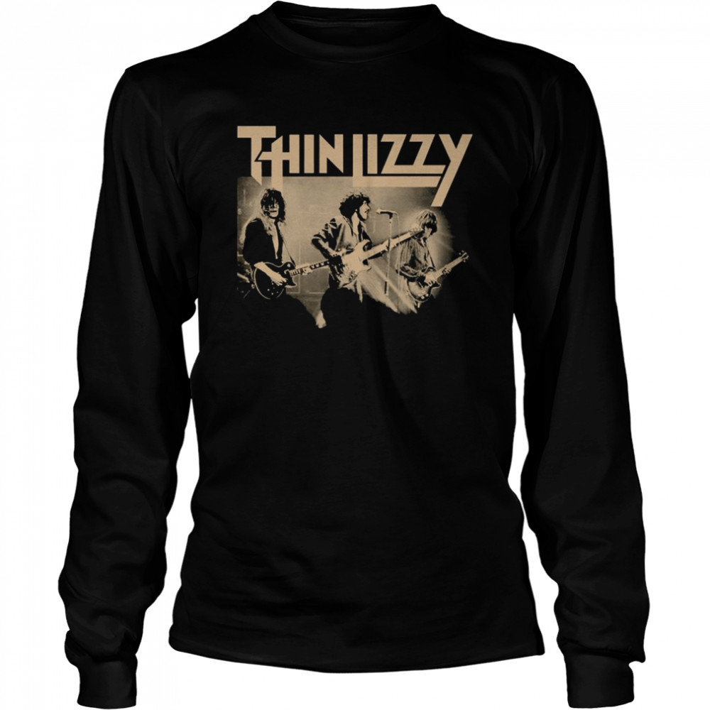 Black Rose A Rock Legend Thin Lizzy Shirt Long Sleeved T Shirt