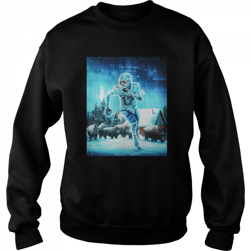 Buffalo Bills Josh Allen Highmark Stadium Shirt Unisex Sweatshirt