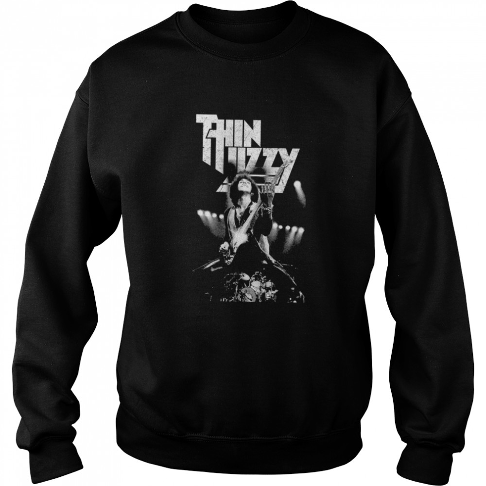 Cibolow Goodl Black And White Art Thin Lizzy Shirt Unisex Sweatshirt