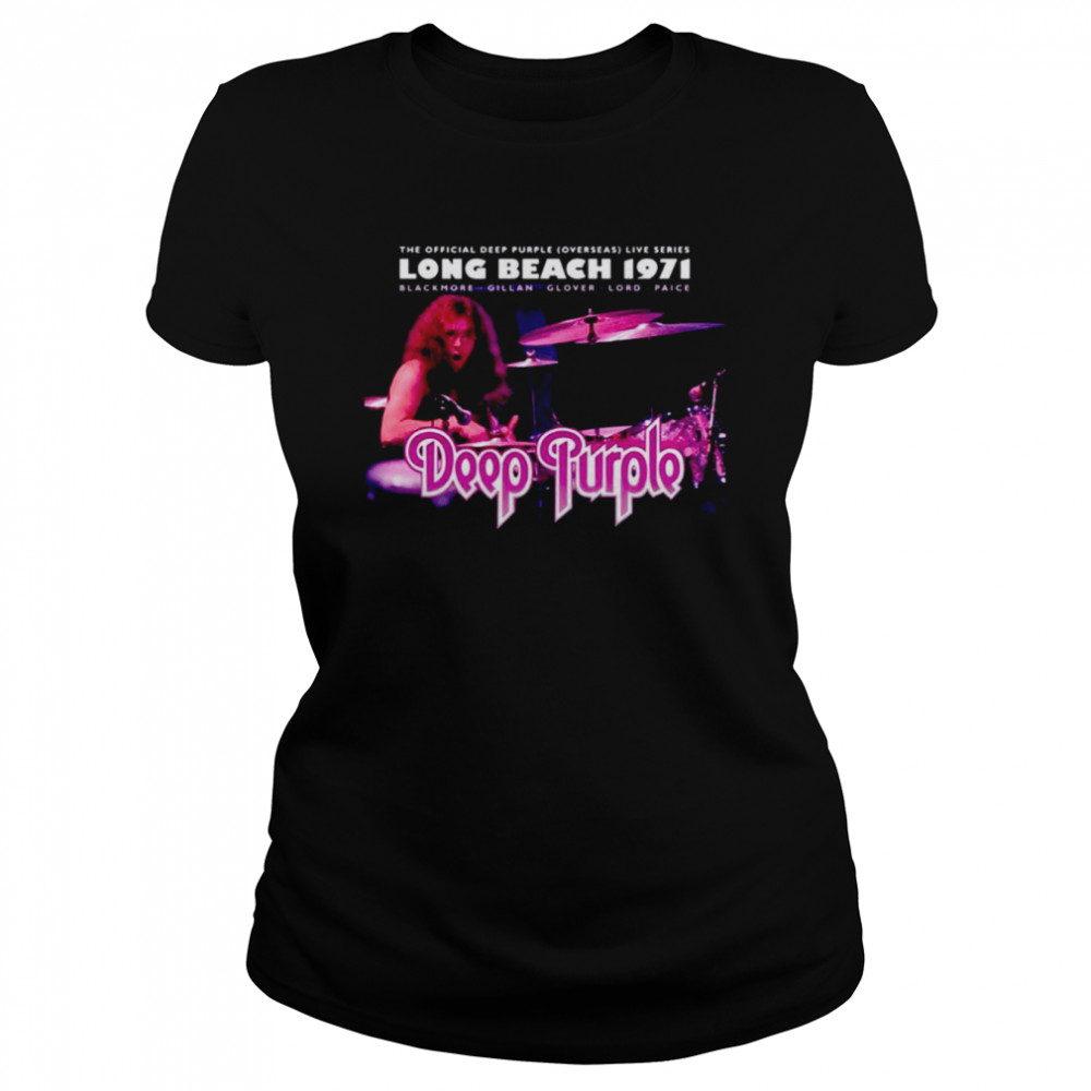 Deep Long Beach 1971 Deep Purple Shirt Classic Womens T Shirt