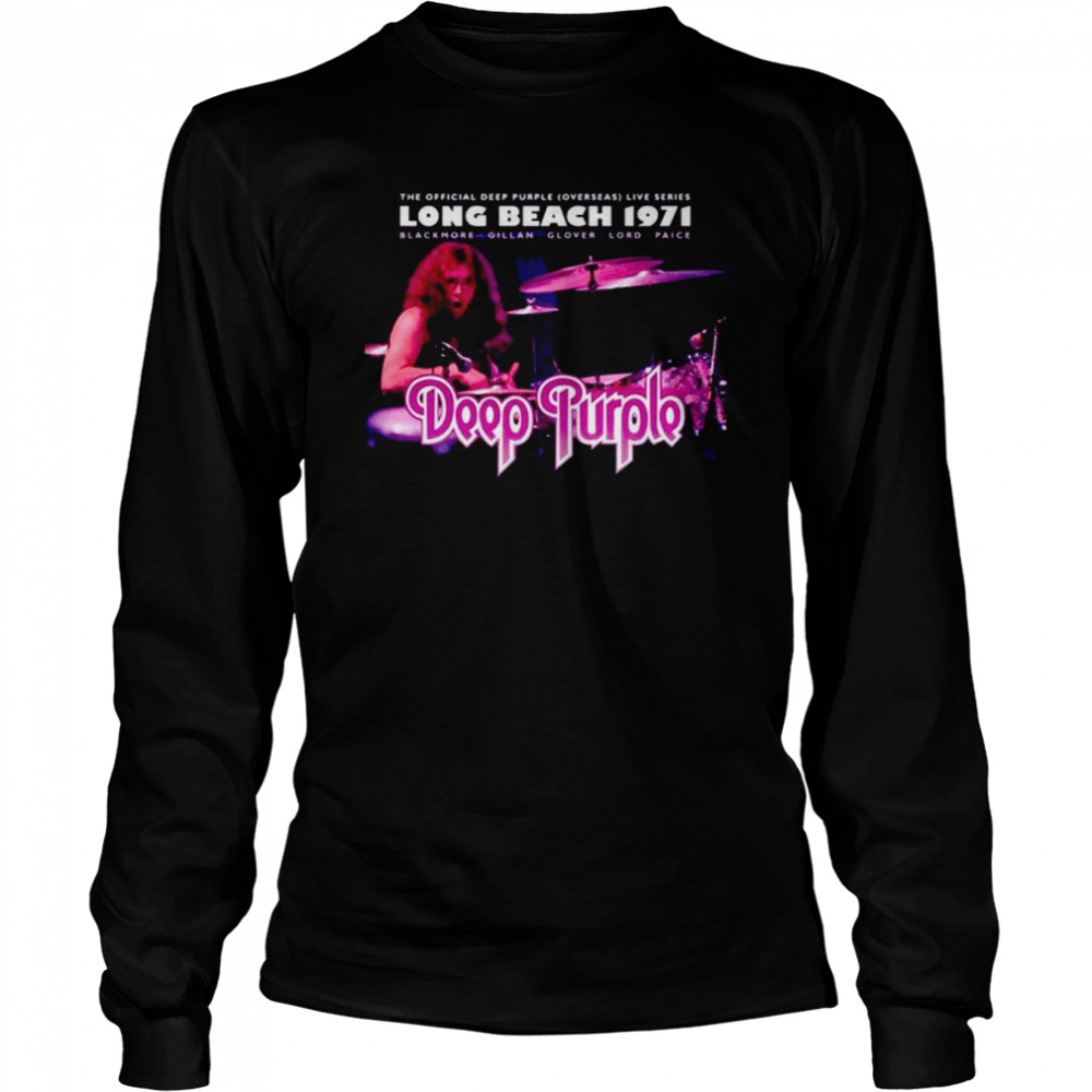 Deep Long Beach 1971 Deep Purple Shirt Long Sleeved T Shirt