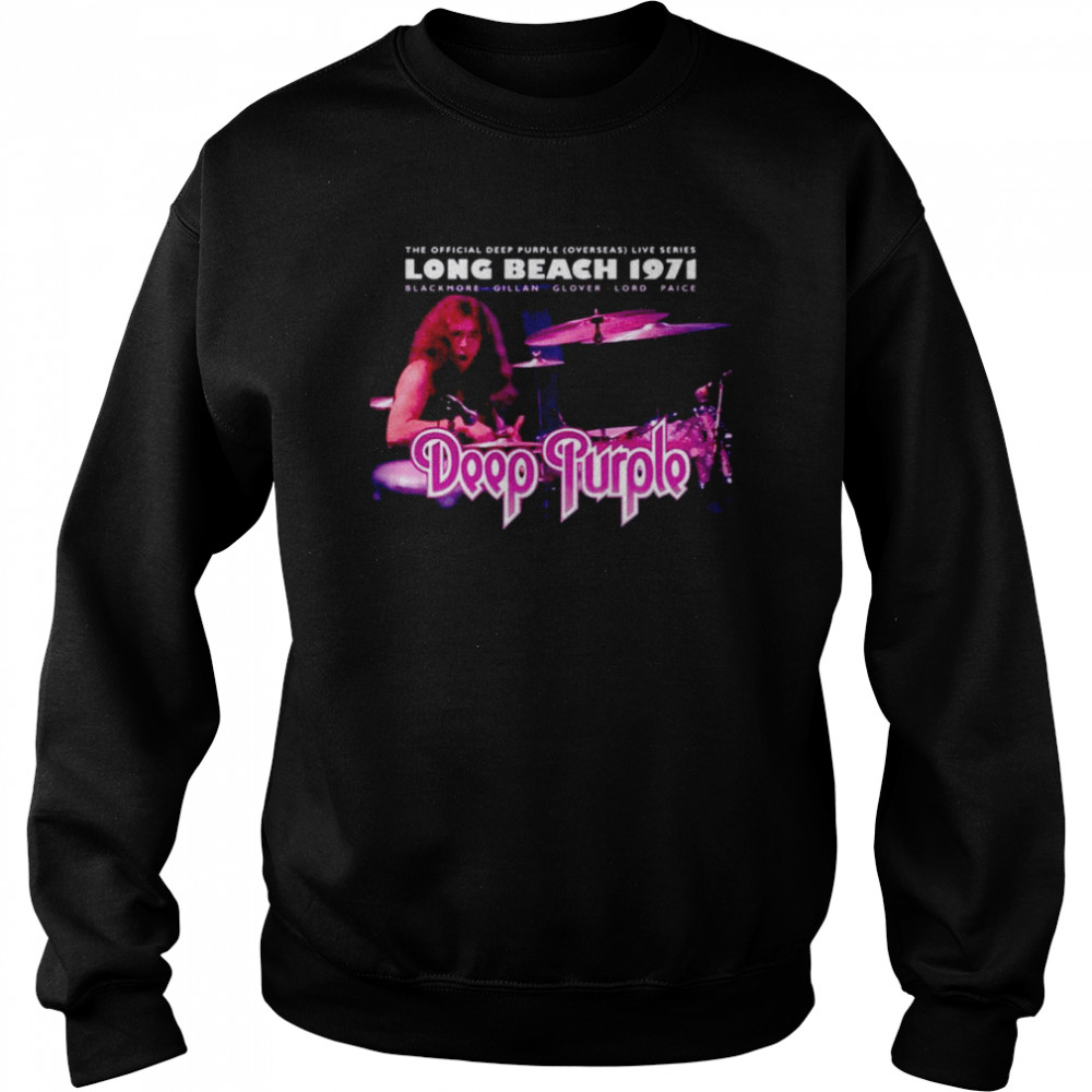 Deep Long Beach 1971 Deep Purple Shirt Unisex Sweatshirt