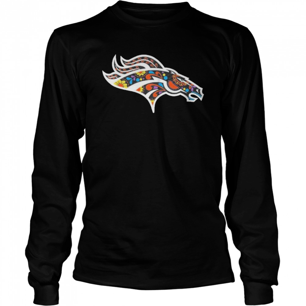 Denver Broncos Nfl Por La Cultura Team Long Sleeved T Shirt