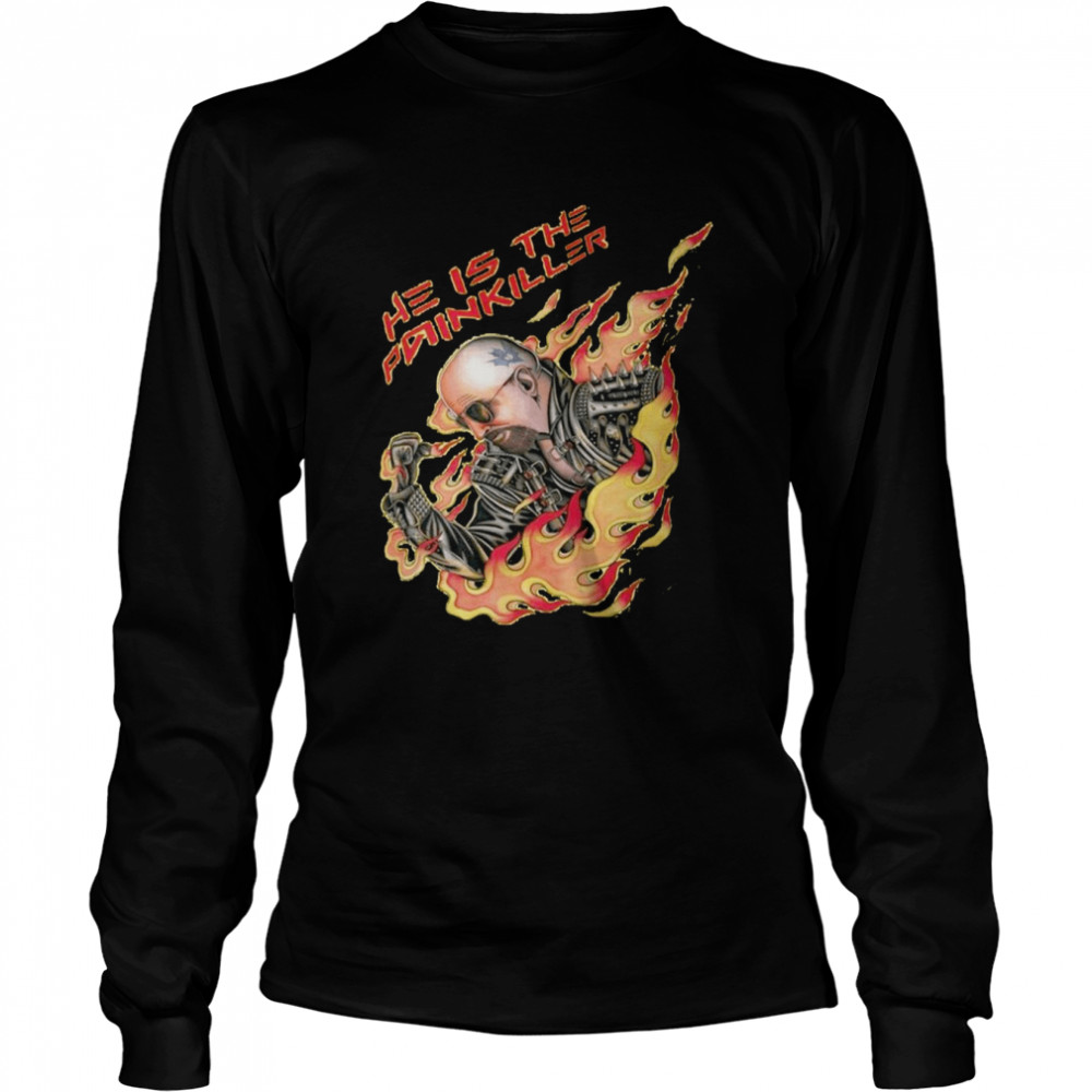 Disen Halford Judas Priest Retro Shirt Long Sleeved T-Shirt