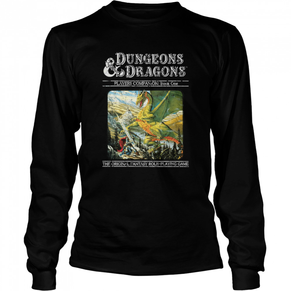 Dungeons And Dragons Vintage Diners Shirt Long Sleeved T-Shirt