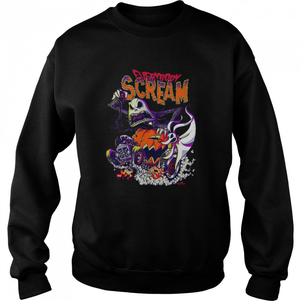 Everybody Scream Horror Design Its Almost Halloween Shirt Unisex Sweatshirt