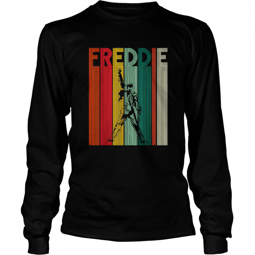 Freddie Mercurys Lover Legends Live Forever Retro Style Shirt Long Sleeved T Shirt