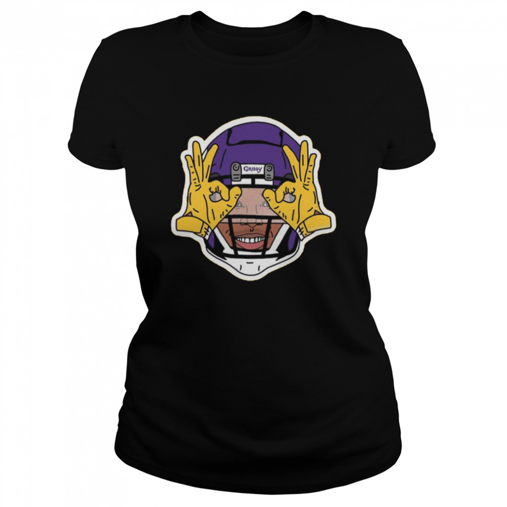 Gesture Justin Jefferson Minnesota Vikings Shirt Classic Womens T Shirt