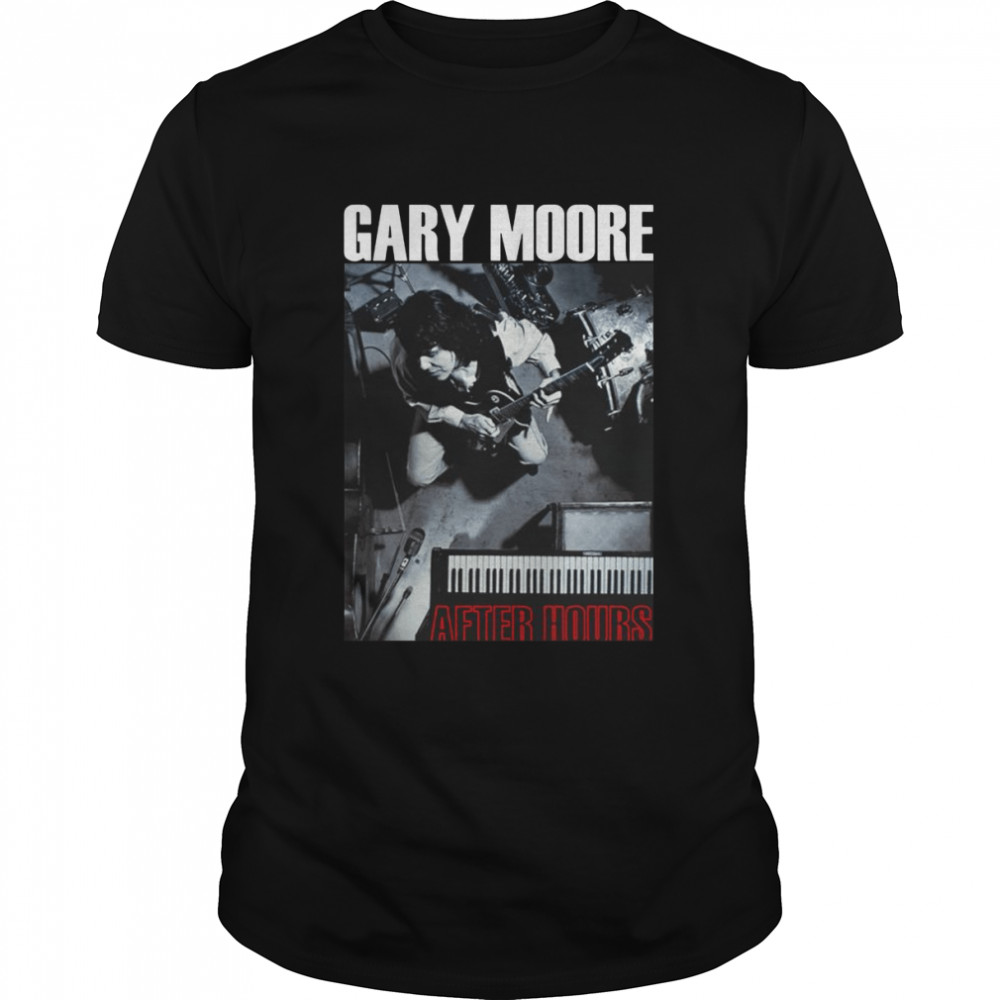 Graphic Rock Gary Moore After Hours Thin Lizzy Skid Row shirt