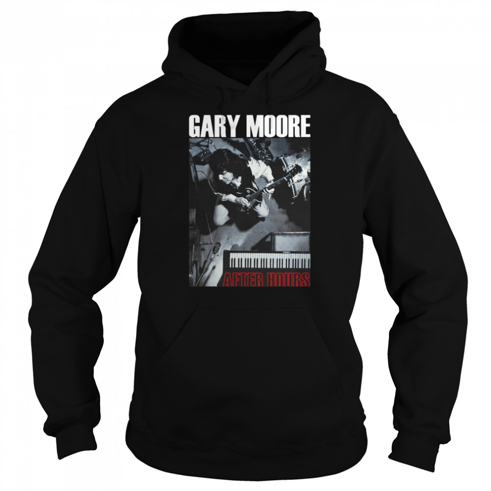 Graphic Rock Gary Moore After Hours Thin Lizzy Skid Row Shirt Unisex Hoodie