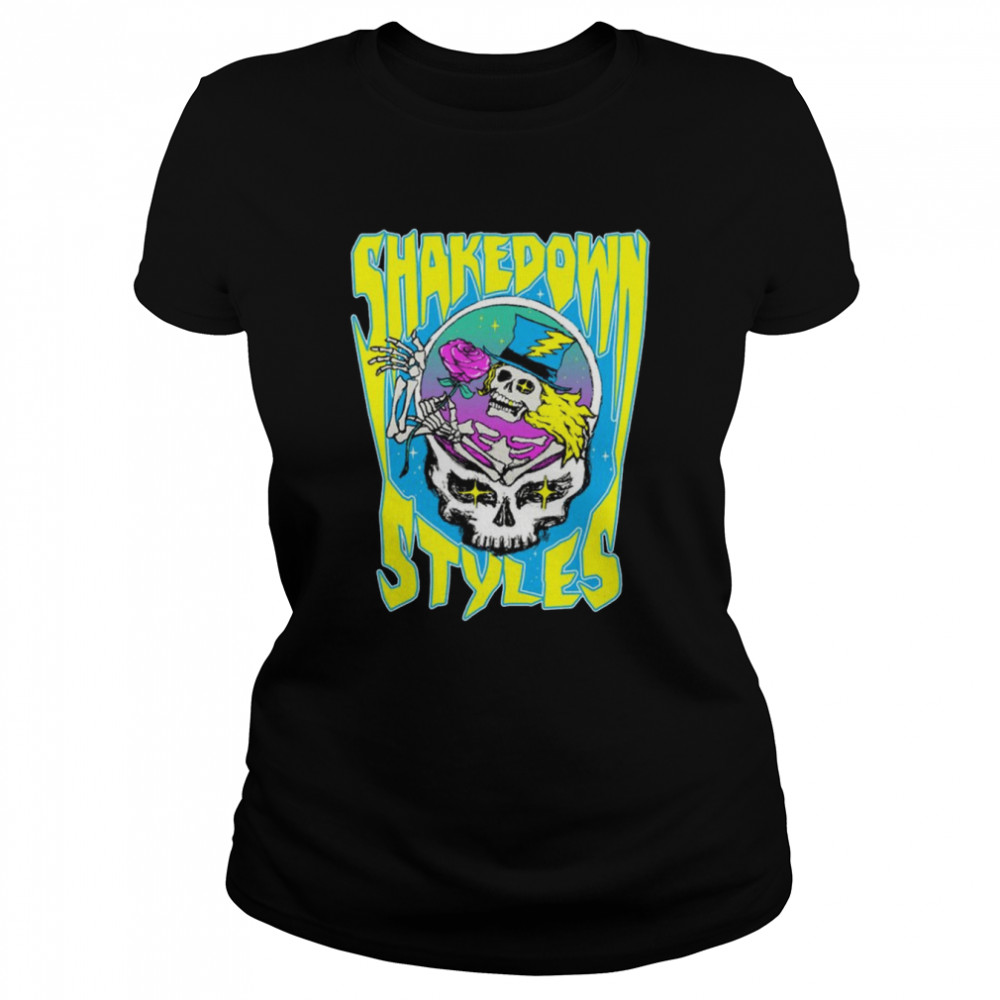 Grateful Colorful Shakedown Style Shirt Classic Womens T Shirt
