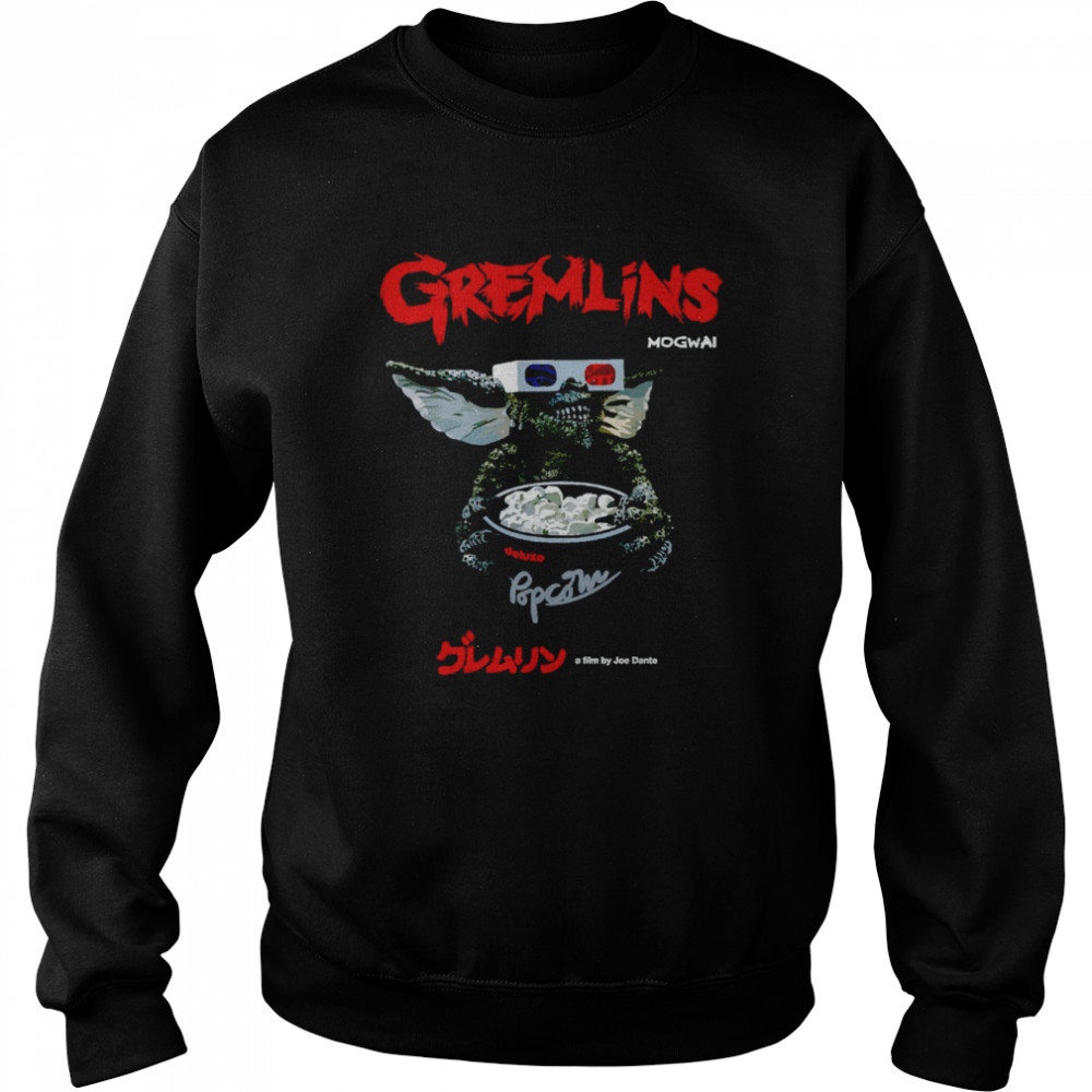 Gremlins Cinema Deluxe Popcorn Shirt Unisex Sweatshirt