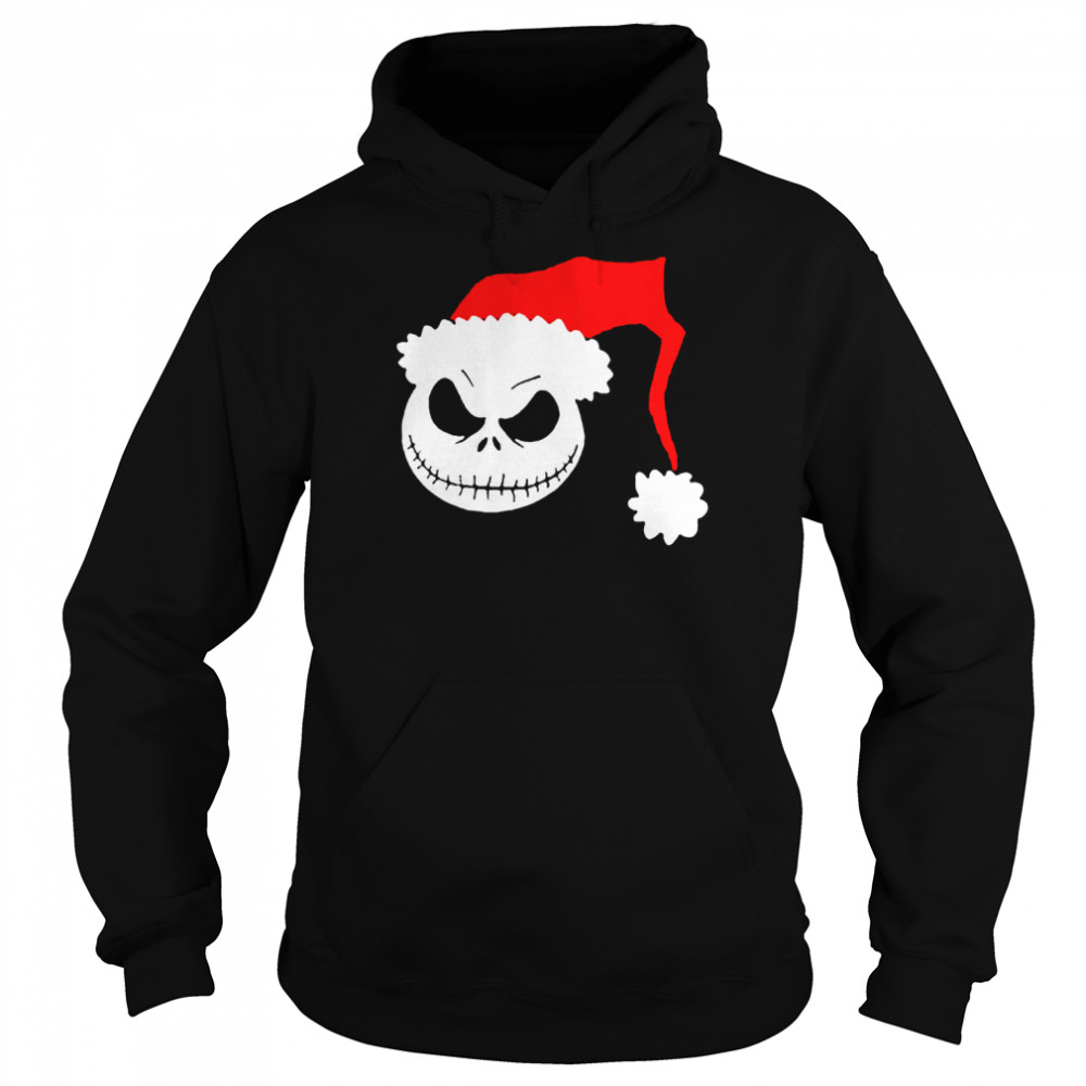 Hat Horror Skull Jack Skellington The Nightmare Before Christmas Santa Shirt Unisex Hoodie