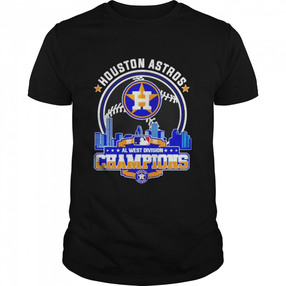 Houston Astros 2022 AL west division champions T-shirt