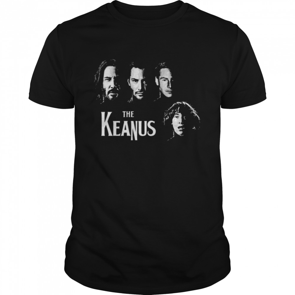 Keanu Reeves And Beatles Mashup shirt