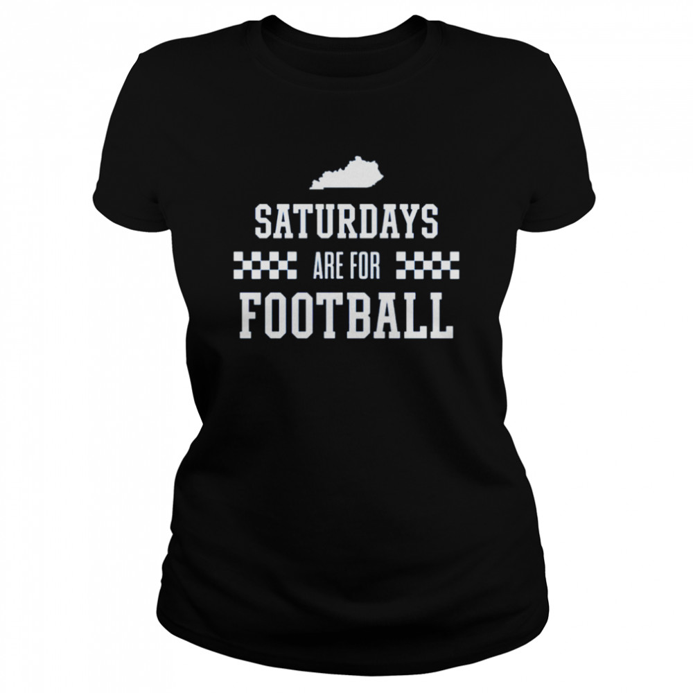 Kentucky Wildcats Saturdays Are For Football Shirt Classic Womens T Shirt