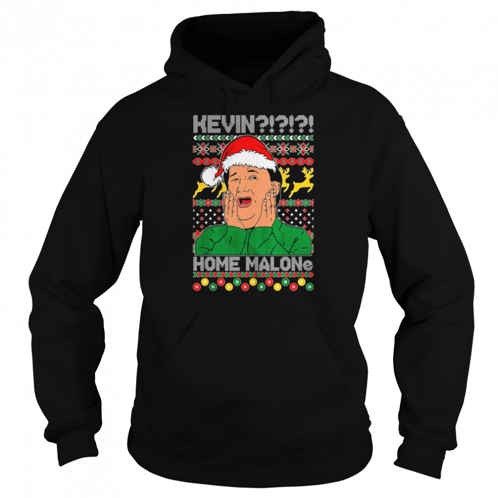 Kevin Home Malone Funny Office Show Inspired The Santa Party Shirt Unisex Hoodie