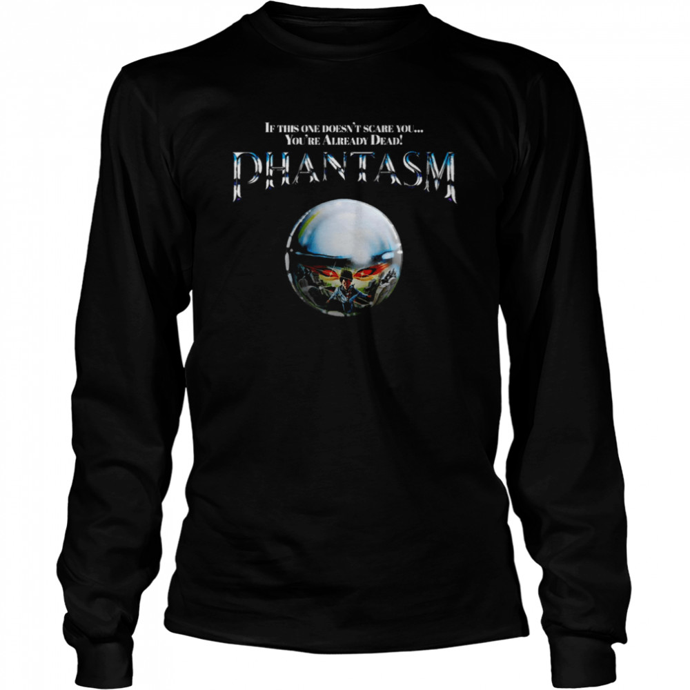 Phantasm Logo Ball Design 1979 Vintage Horror Shirt Long Sleeved T Shirt