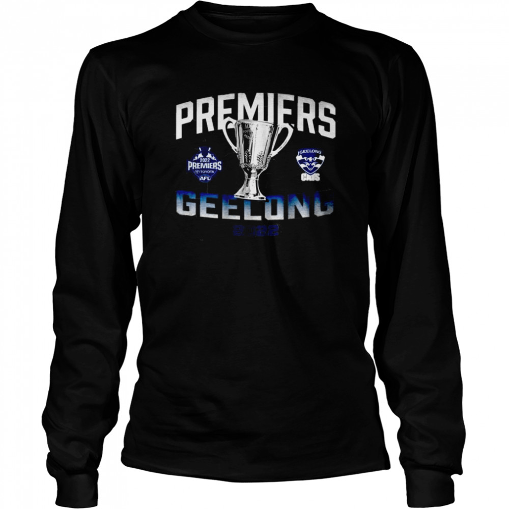 Premiers Geelong Cat Afl 2022 Shirt Long Sleeved T Shirt