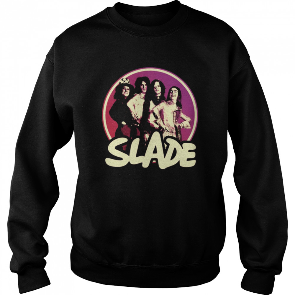 Purple Logo Art Slade Band Glam Rock Shirt Unisex Sweatshirt