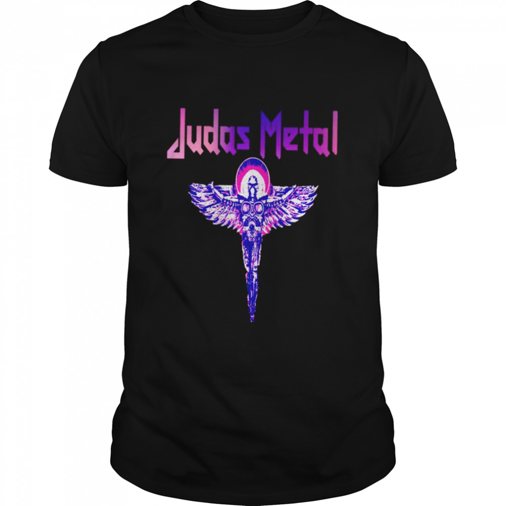 Purple Symbols Rock Band Judas Metal shirt