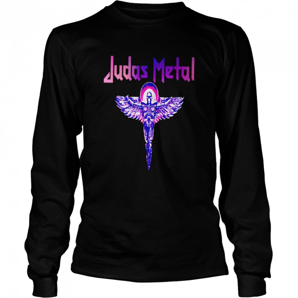 Purple Symbols Rock Band Judas Metal Shirt Long Sleeved T Shirt