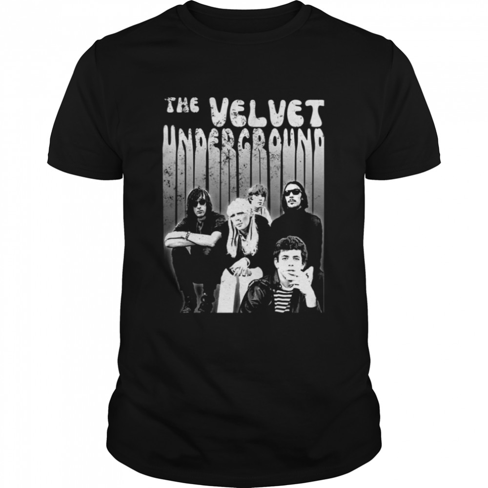 Retro Black And White Art The Velvet Underground Vintage shirt