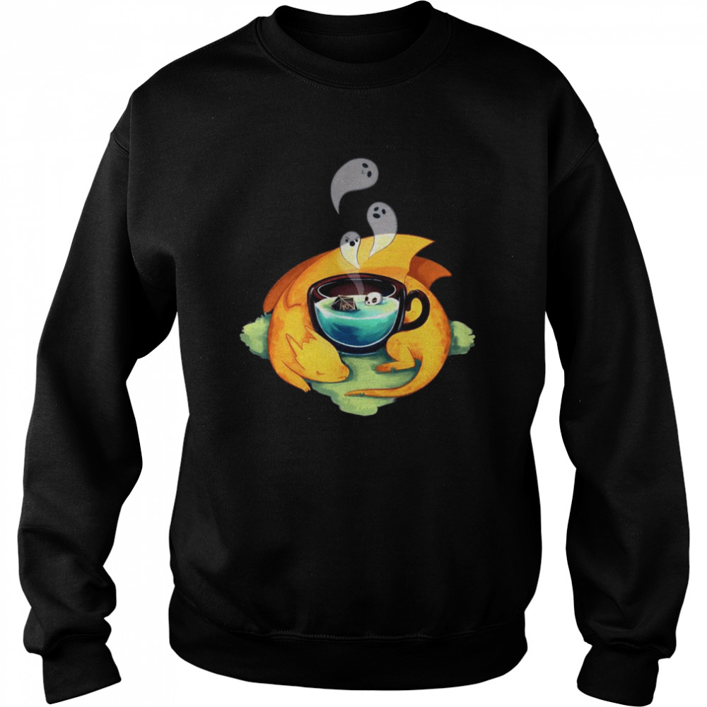 The Ghost Tea Little Pumpkin Dragon Shirt Unisex Sweatshirt