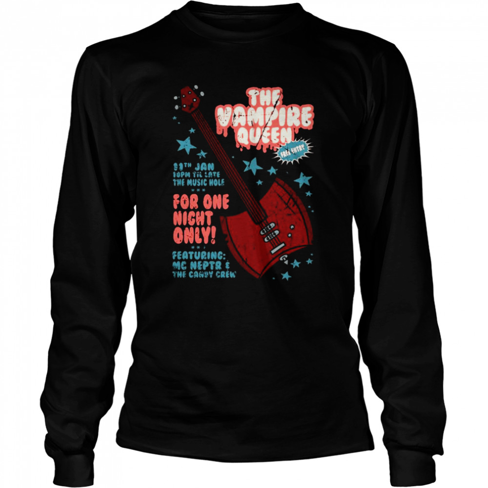 The Vampire Queen Music The Rolling Stones Shirt Long Sleeved T Shirt
