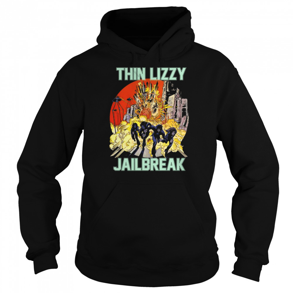 Thin Lizzy Jailbreak Explosion Vintage Shirt Unisex Hoodie