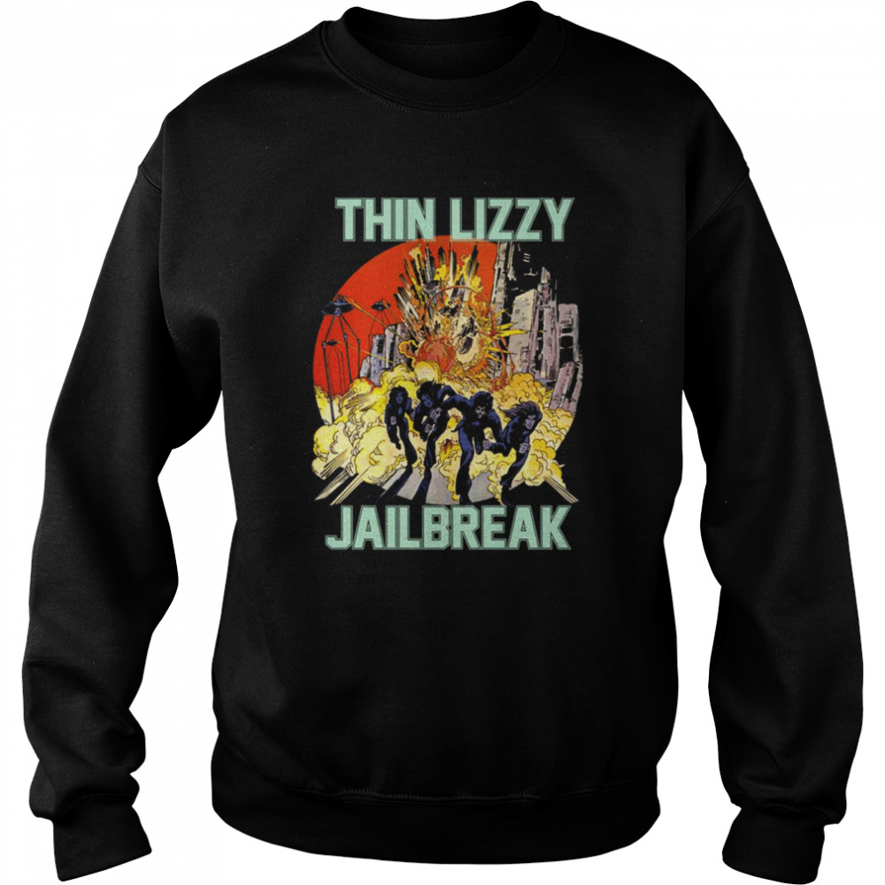 Thin Lizzy Jailbreak Explosion Vintage Shirt Unisex Sweatshirt