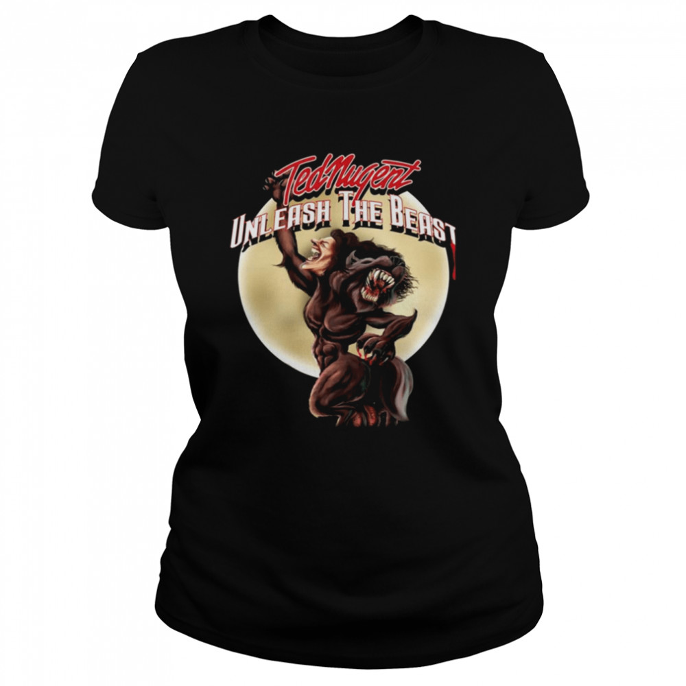 Unleash The Beast Ted Nugent Shirt Classic Women'S T-Shirt