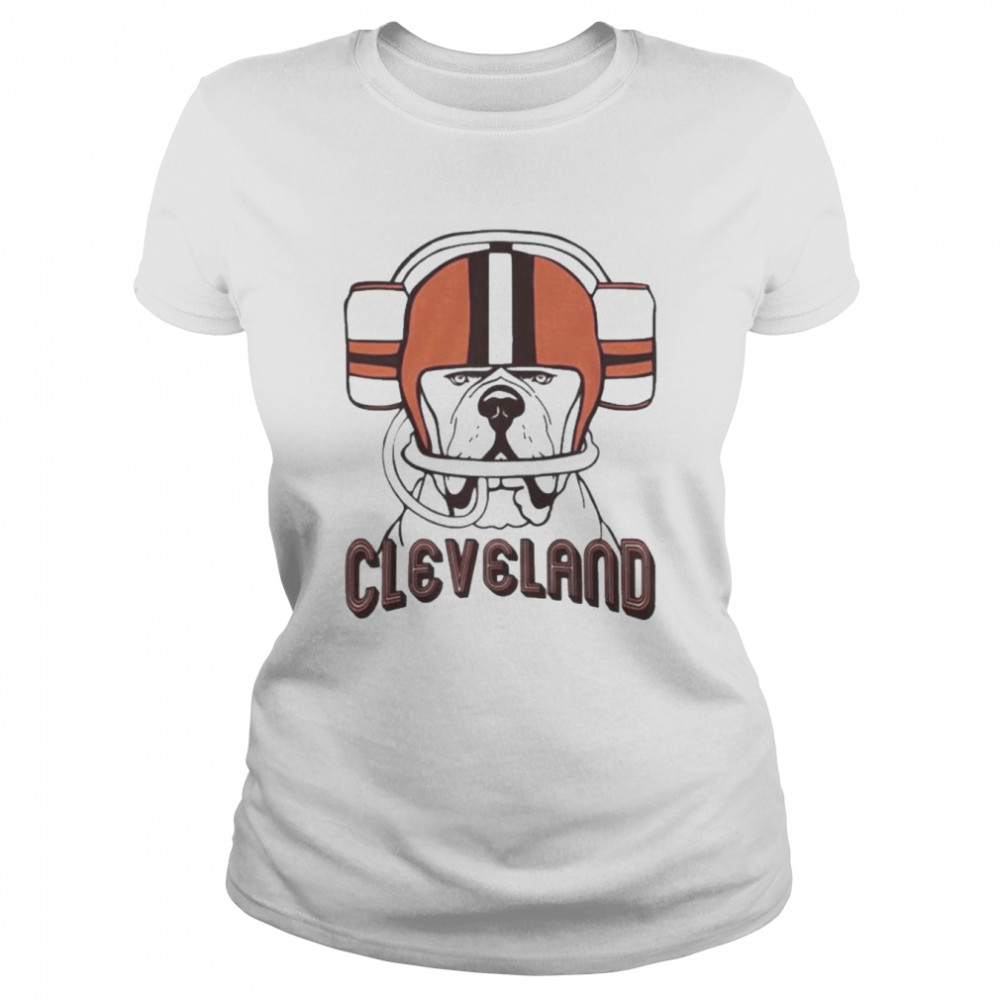 Vintage Browns Drink Helmet Doggo Shirt Classic Womens T Shirt