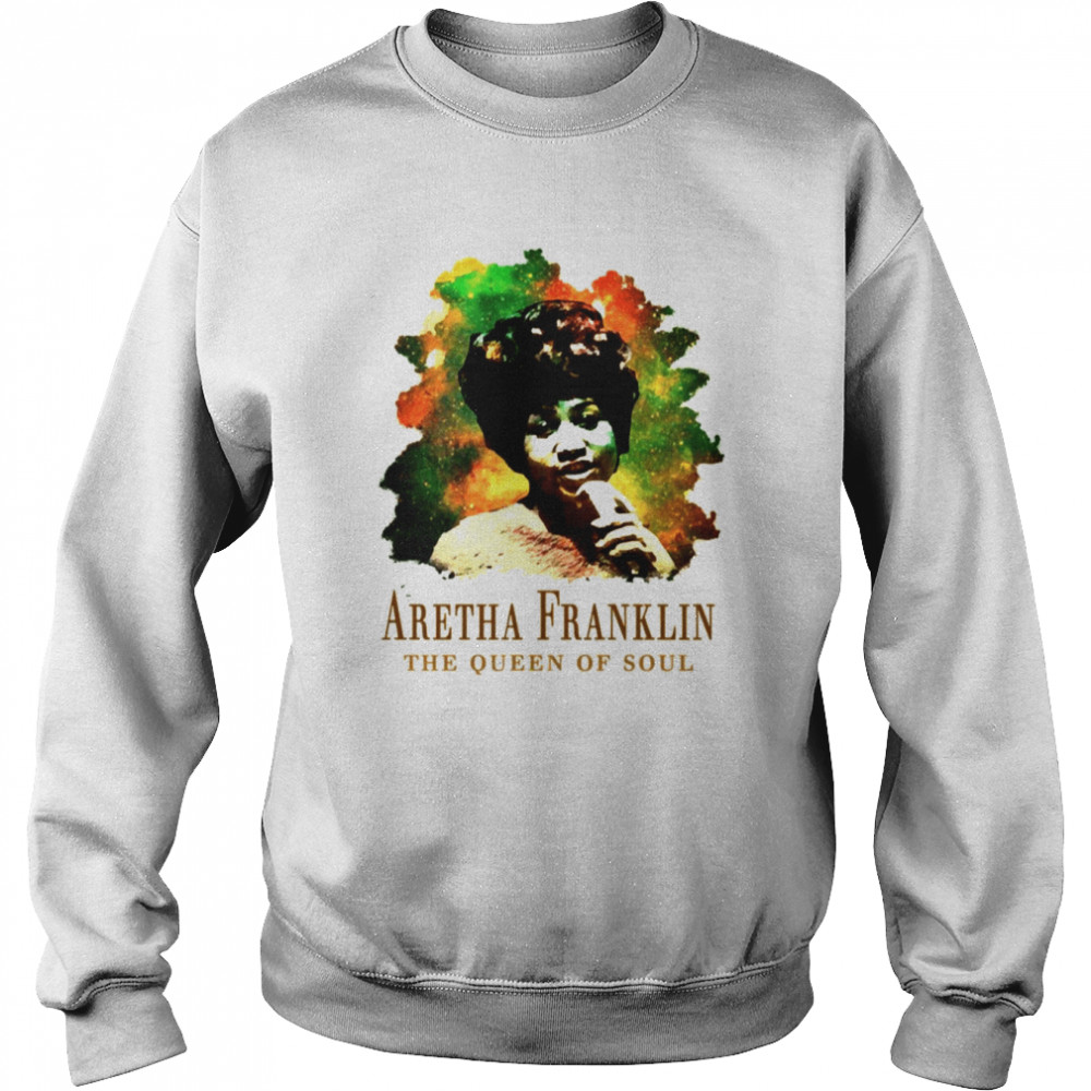 Vintage Design Aretha Franklinthe Queen Of Soul Shirt Unisex Sweatshirt