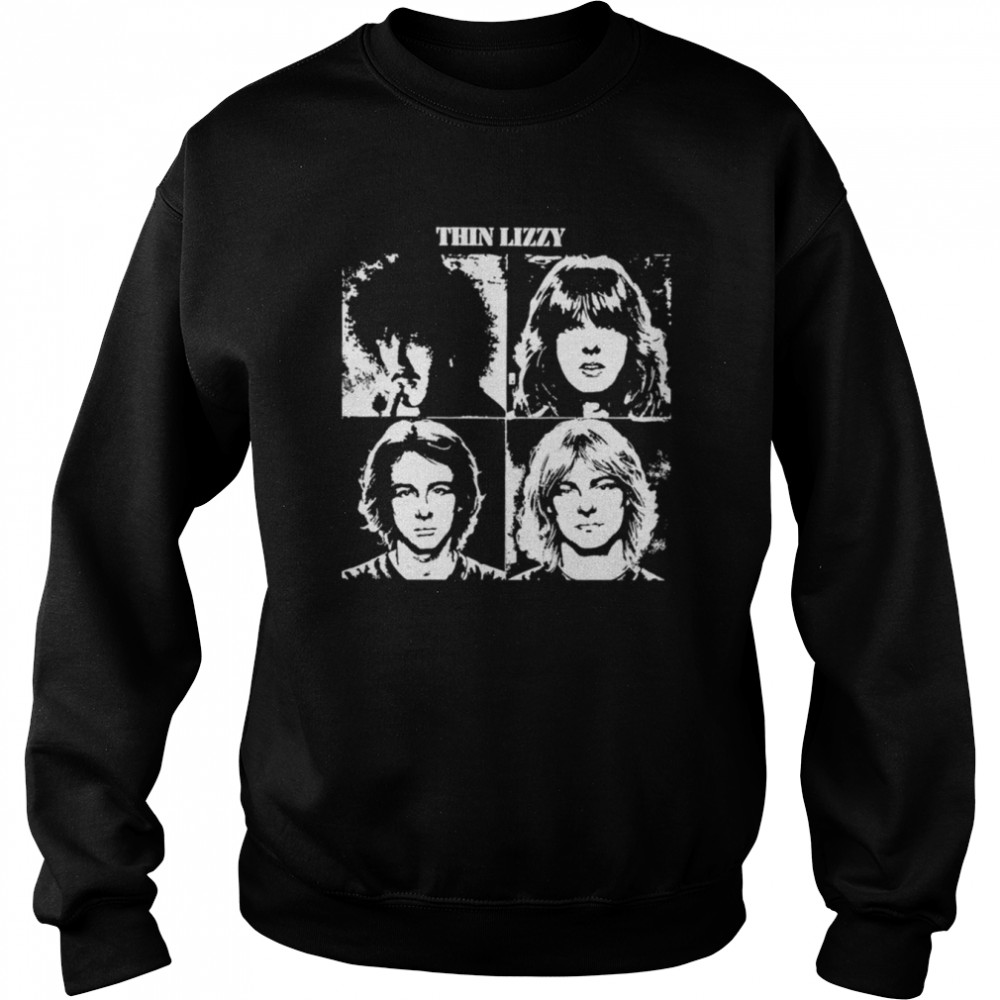 Vintage Thunder And Lightning Thin Lizzy 70S Shirt Unisex Sweatshirt