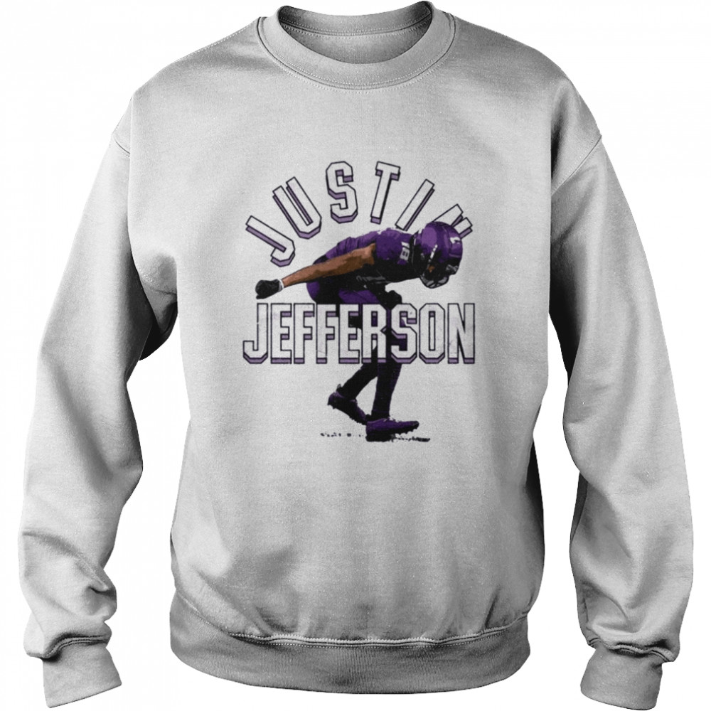 Wearing Purple Justin Jeffer Minnesota Vikings Shirt Unisex Sweatshirt