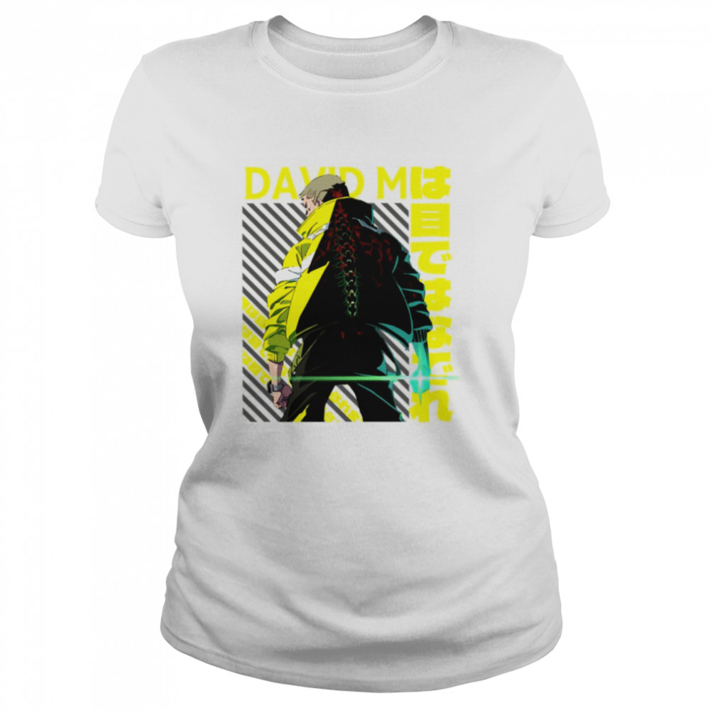 Yellow Design David Cyberpunk Edgerunners 2022 Shirt Classic Women'S T-Shirt