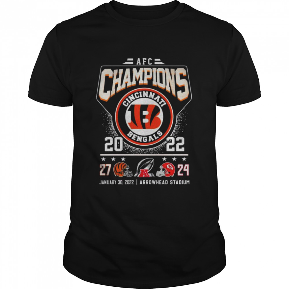 Cincinnati Bengals 2022 AFC Championship Round Shirt - Kingteeshop