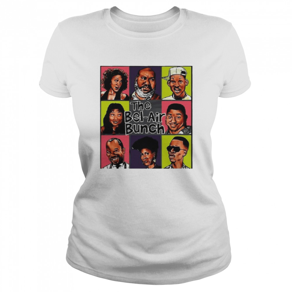 Colorful Art The Bel Air Bunch Shirt Classic Women'S T-Shirt