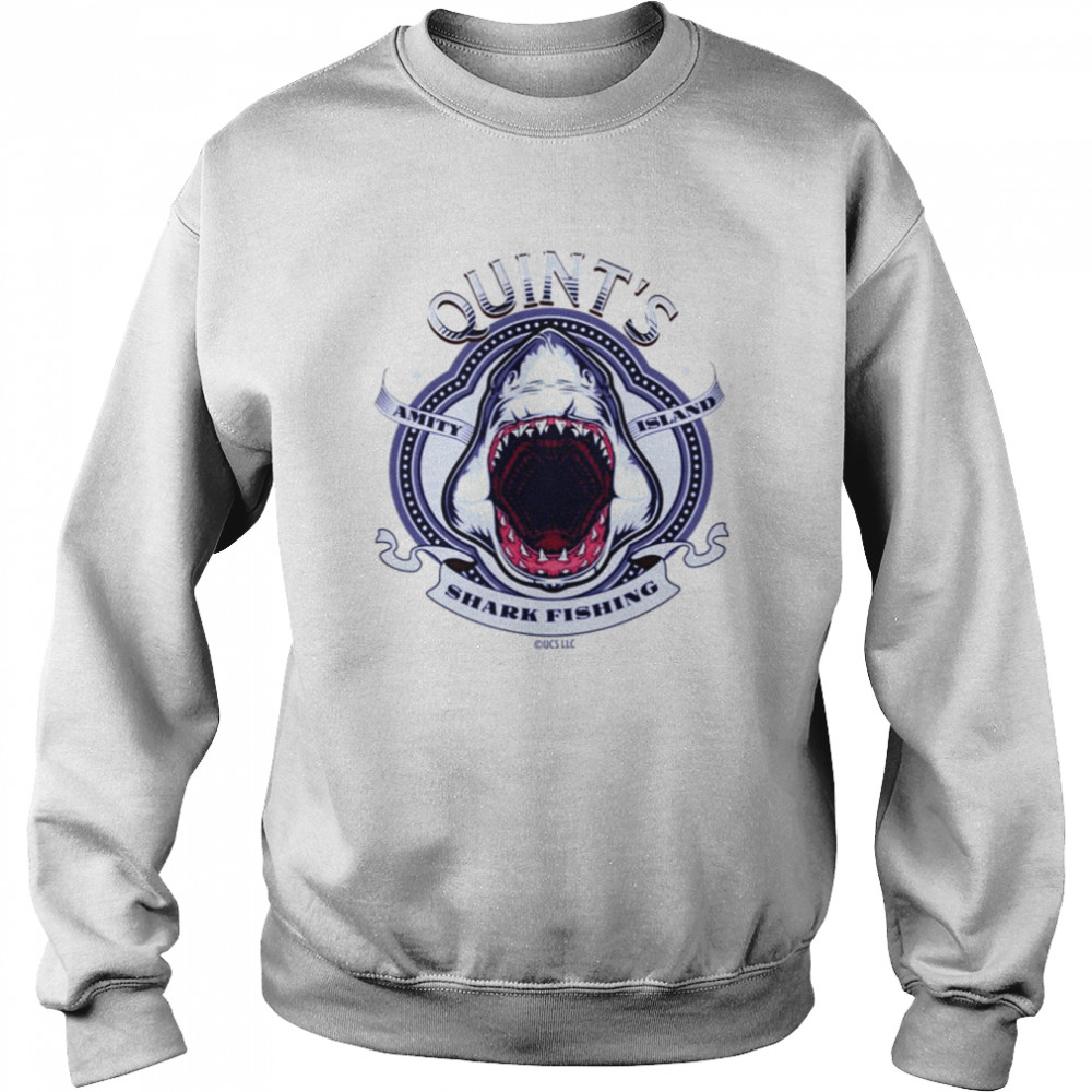 Quint`s Shark Fishing Jaws Movie Shirt Unisex Sweatshirt