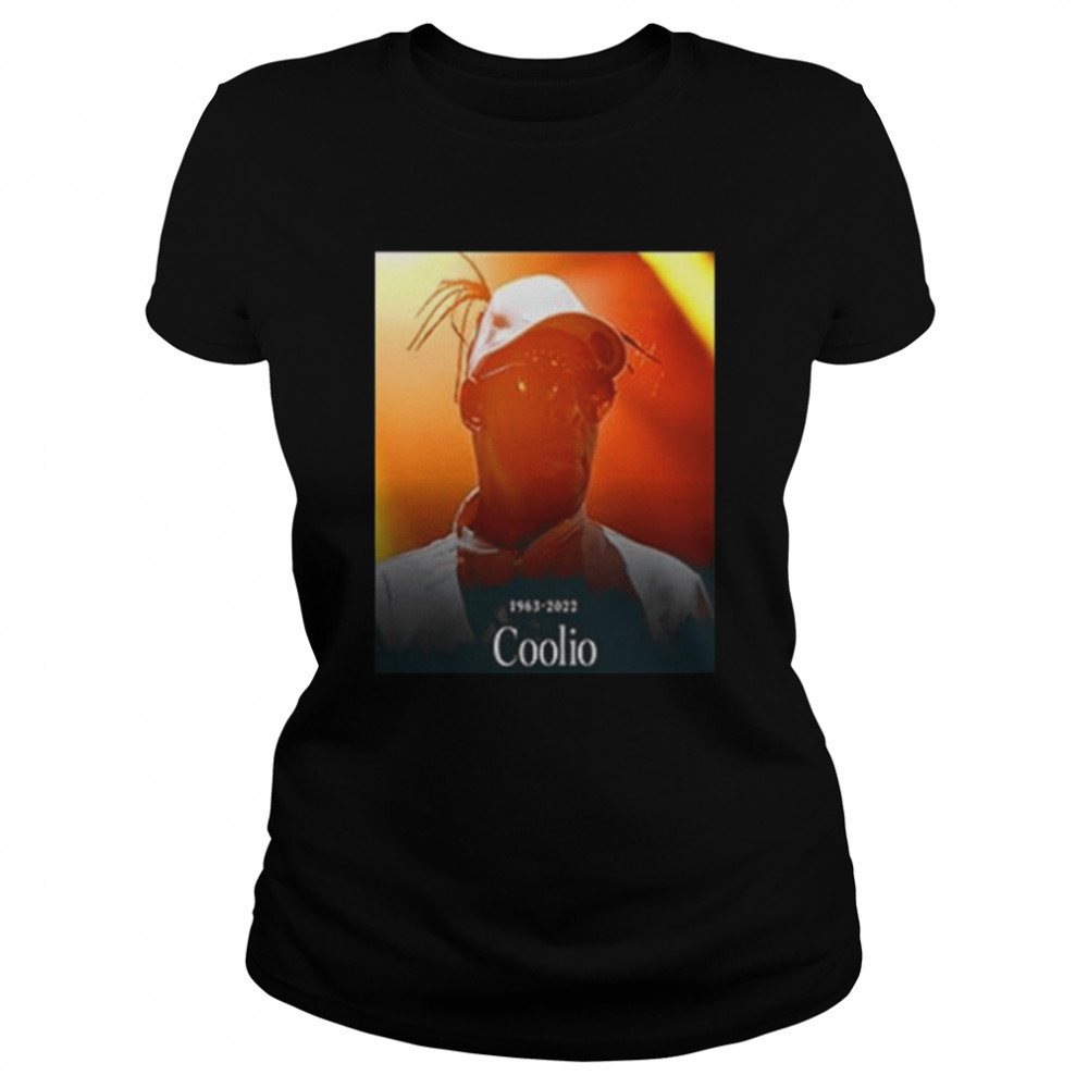 Rip Rapper Coolio 1963 2022 Thank You For The Memories Shirt Classic Women'S T-Shirt