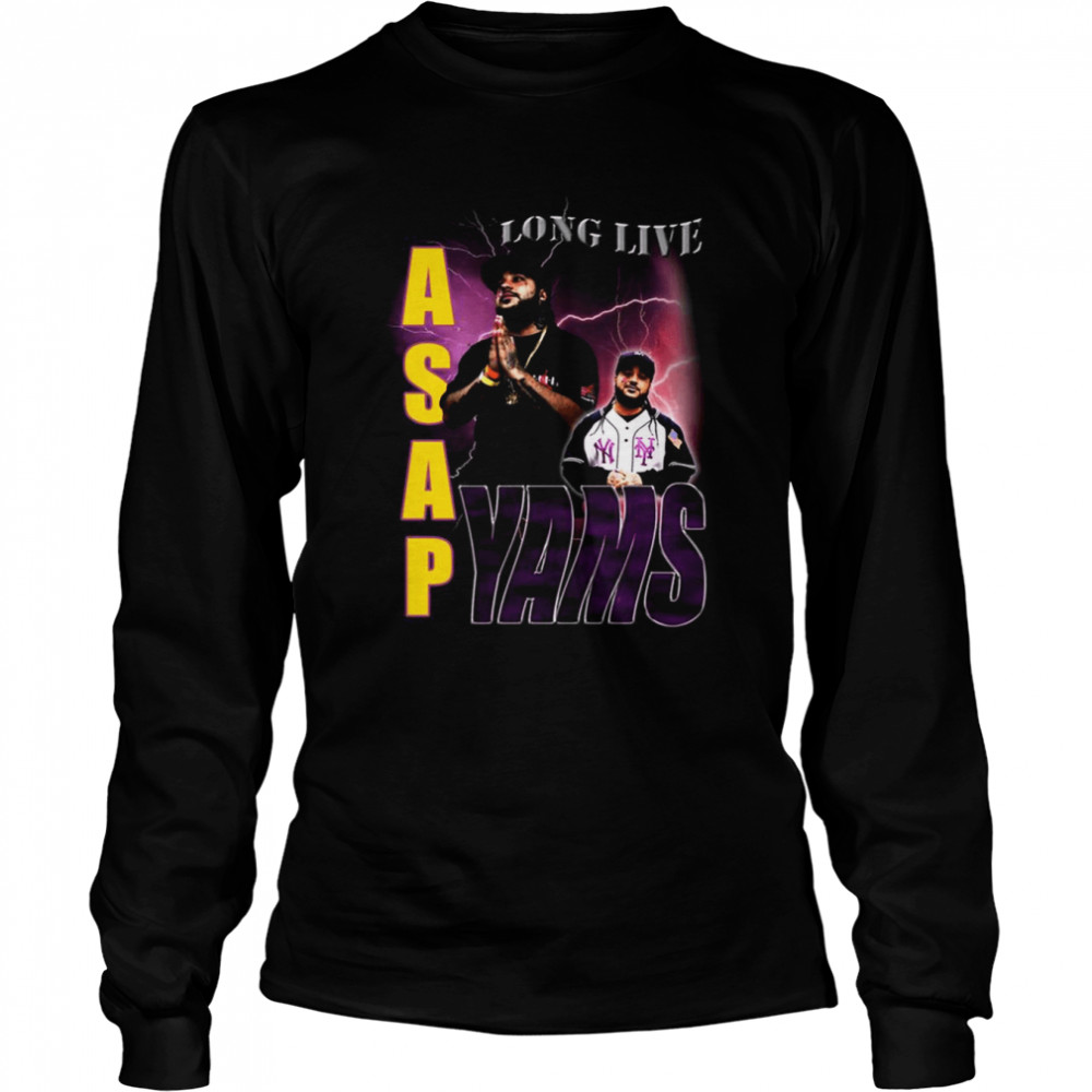 Sade Adu Longlive Asap Yams Shirt Long Sleeved T-Shirt