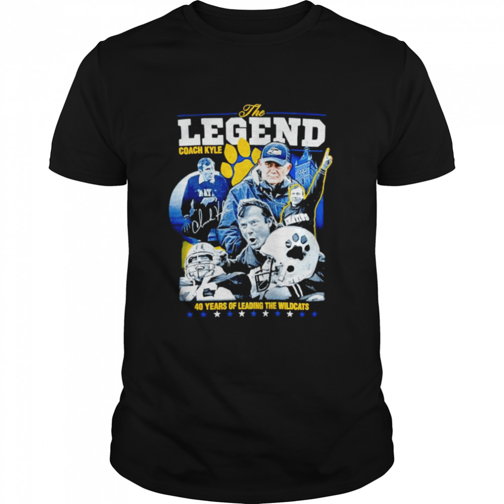 The Legend Kyle Chico 40 years of leading the wildcars signature shirt