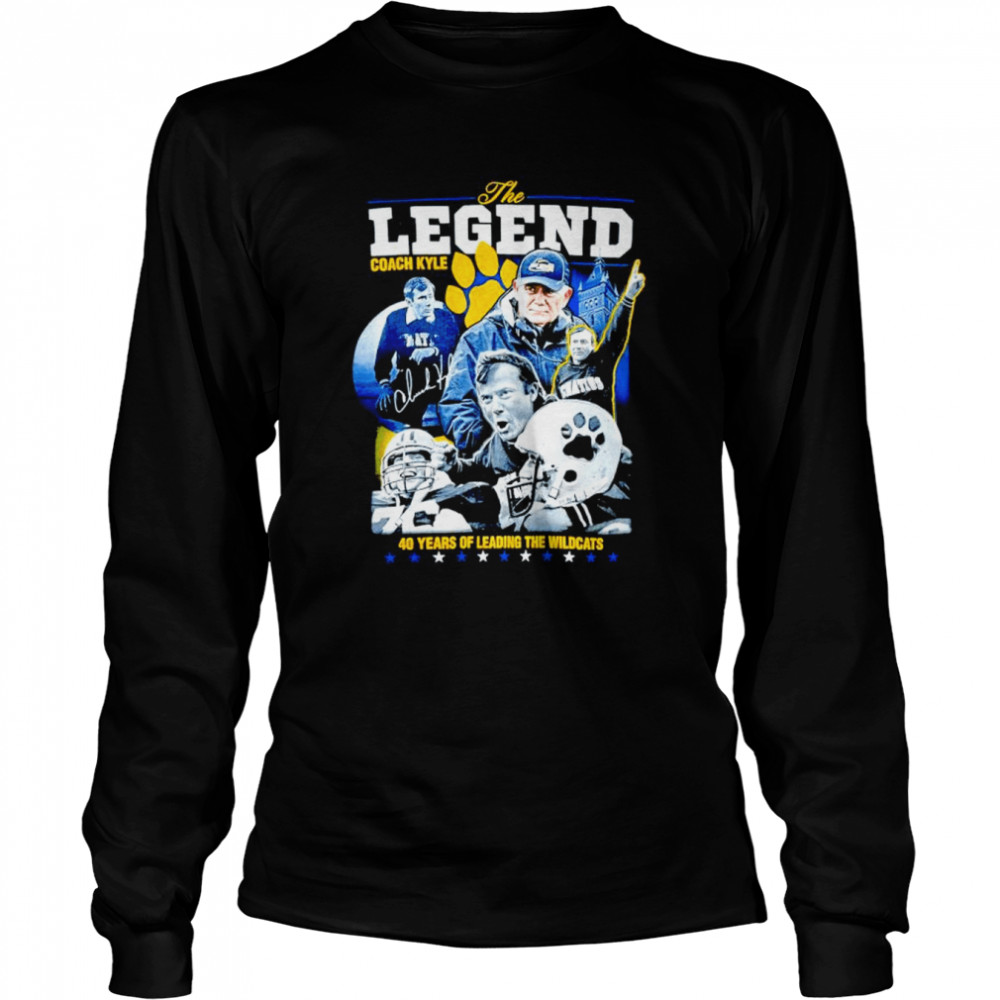 The Legend Kyle Chico 40 Years Of Leading The Wildcars Signature Shirt Long Sleeved T-Shirt