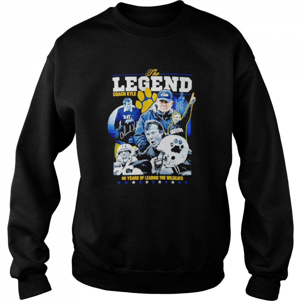 The Legend Kyle Chico 40 Years Of Leading The Wildcars Signature Shirt Unisex Sweatshirt