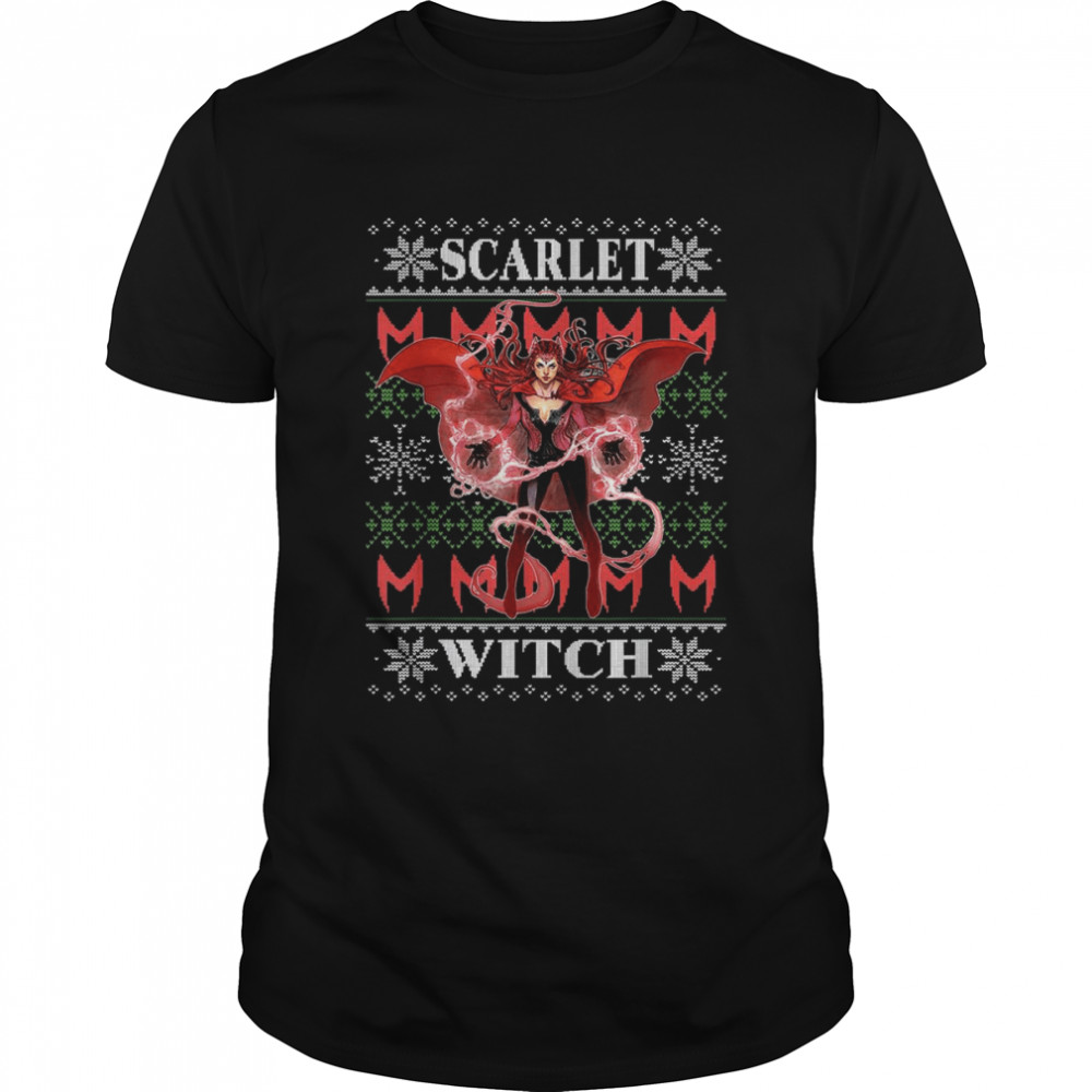 Marvel X Men Scarlet Witch Ugly Christmas T-Shirt