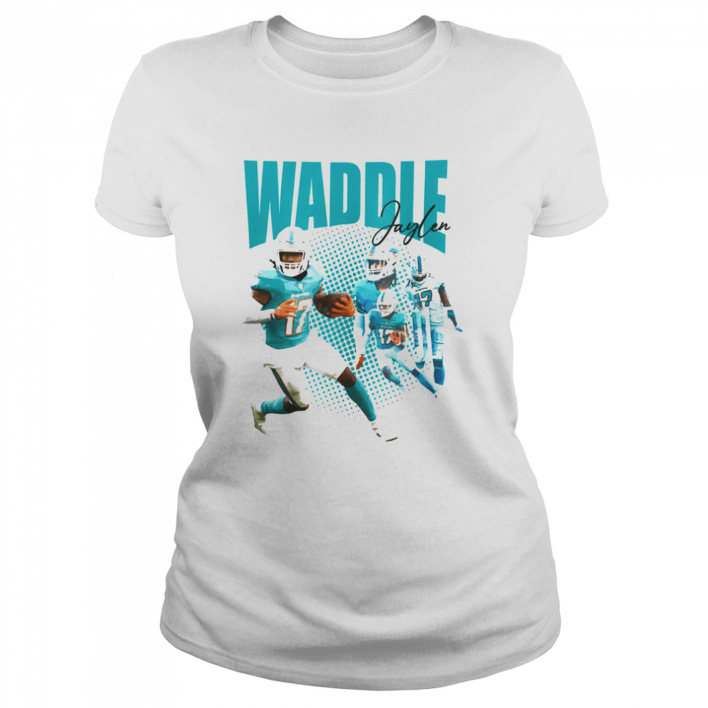 Jaylen Waddle Football Player Signed Shirt Classic Women'S T-Shirt