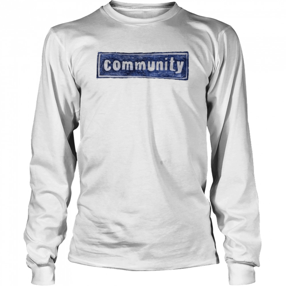 Logo Community Movie Shirt Long Sleeved T-Shirt